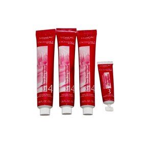 3 L’Oreal Excellence Creme Caring Deep Conditioner #4 + 1 After Color Shampoo#3